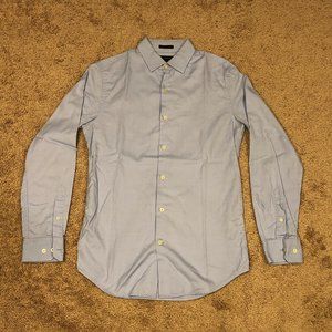 Blue Banana Republic Grant Slim Fit Dress Shirt